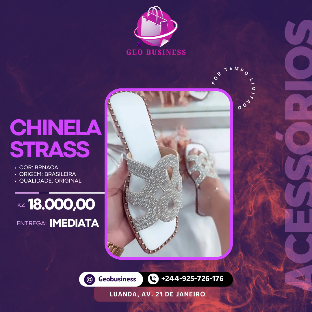 Chinelas Strass