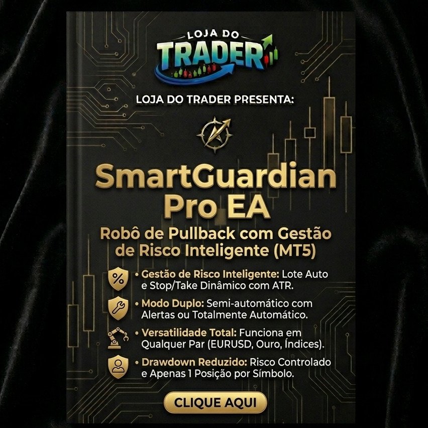 SmartGuardian Pro EA – Robô de Pullback com Gestão de Risco Inteligente (MT5)